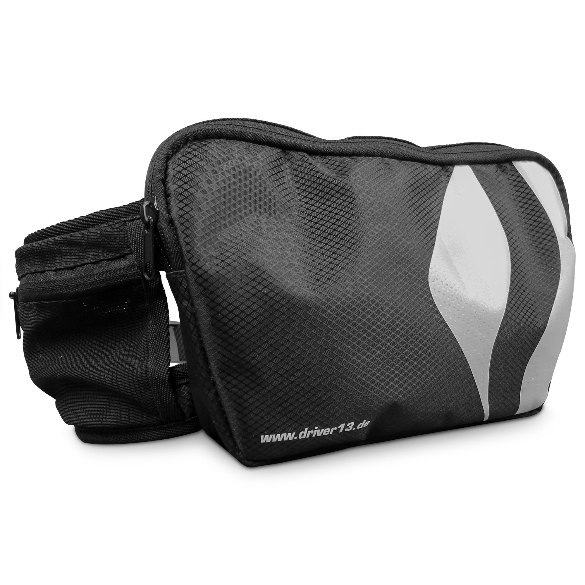Hipo Pack hip bag 3L black bum bag for bike tours & trails, hip belt, hip belt bags