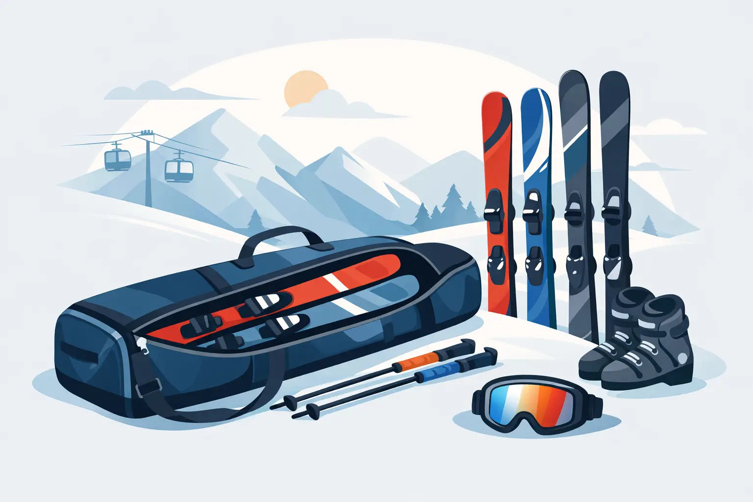 Skitasche für mehrere Ski richtig wählen