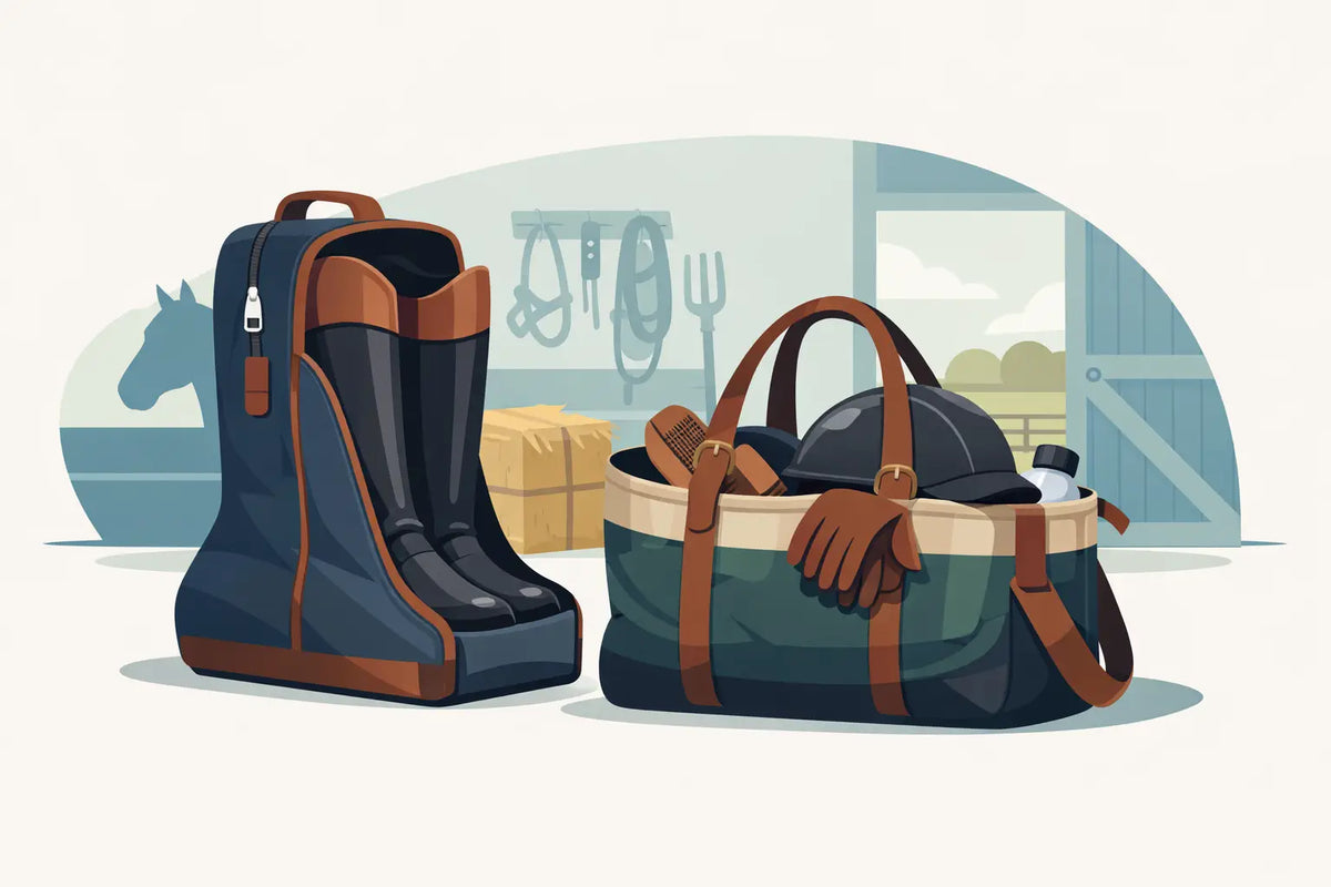 Reitstiefeltasche oder Stalltasche?