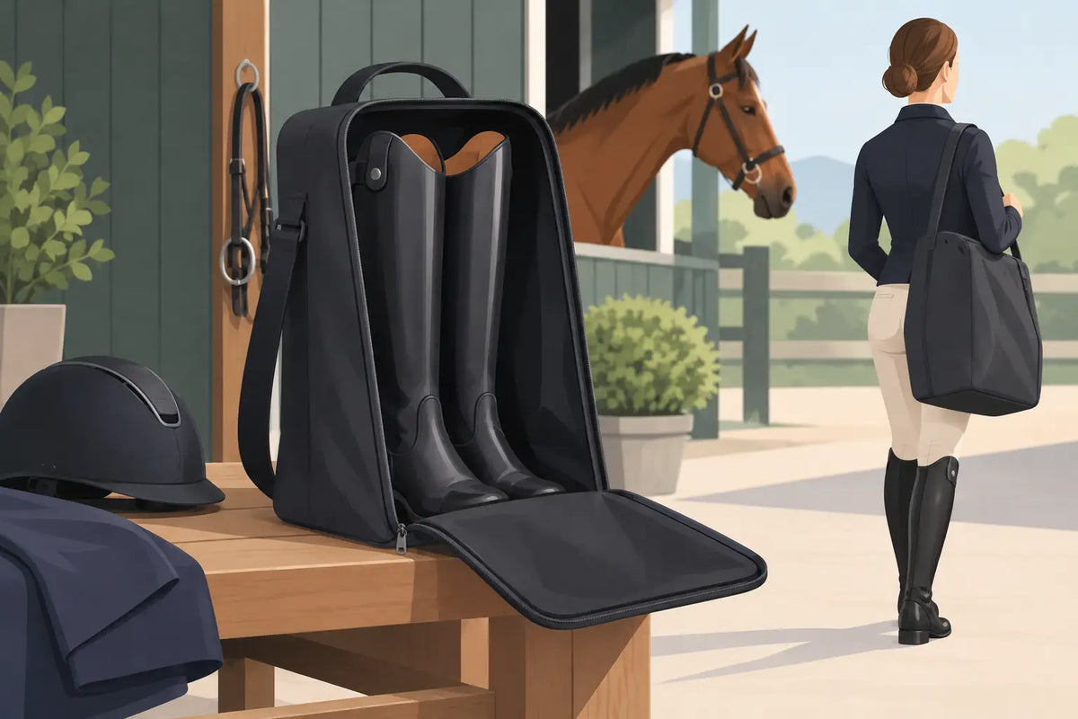 Reitstiefeltaschen im Alltag im Praxis-Test