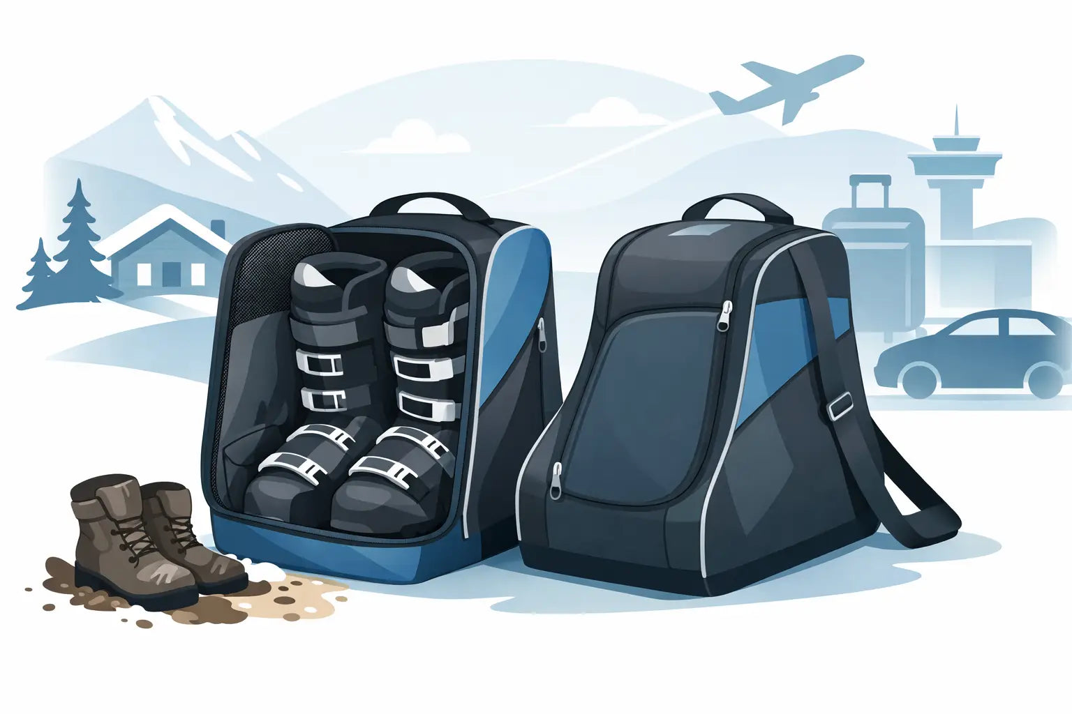 Boot Bags für sauberen Stiefeltransport