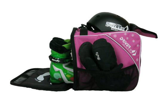 Children's ski boot bag pink