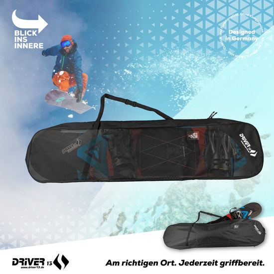 Driver13 snowboard bag black 175 cm
