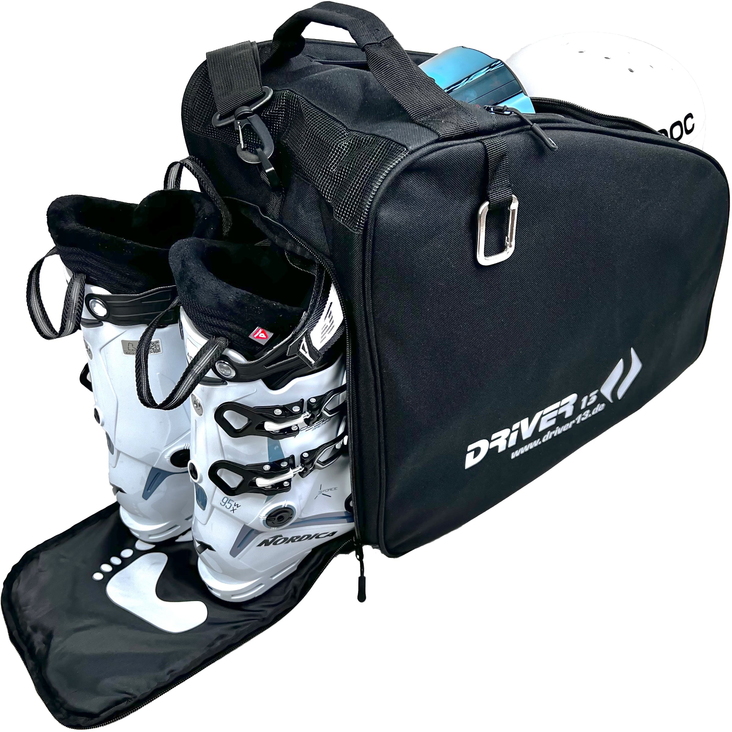 Skistiefeltasche "Bootbag No.03" mit extra Brillenfach und Helmfach B-Ware
