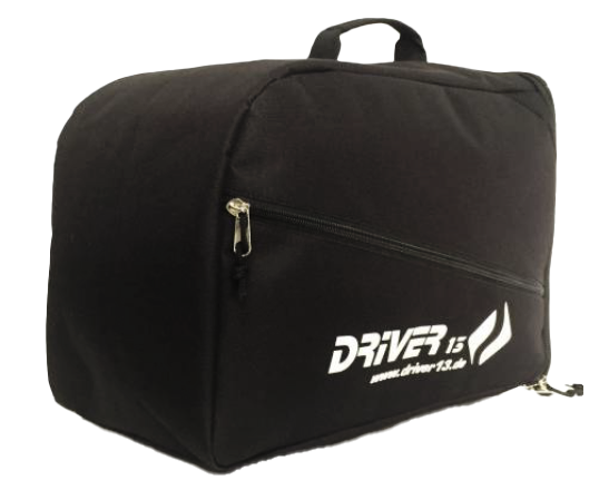 Driver13 Helmtasche für Crosshelm Motorradhelm Tasche, Helmet Bag, schwarz