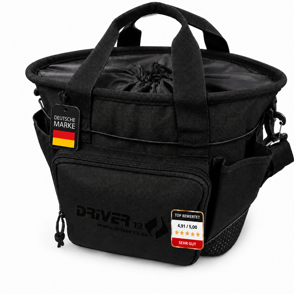 Putztasche für Pferde Deluxe schwarz