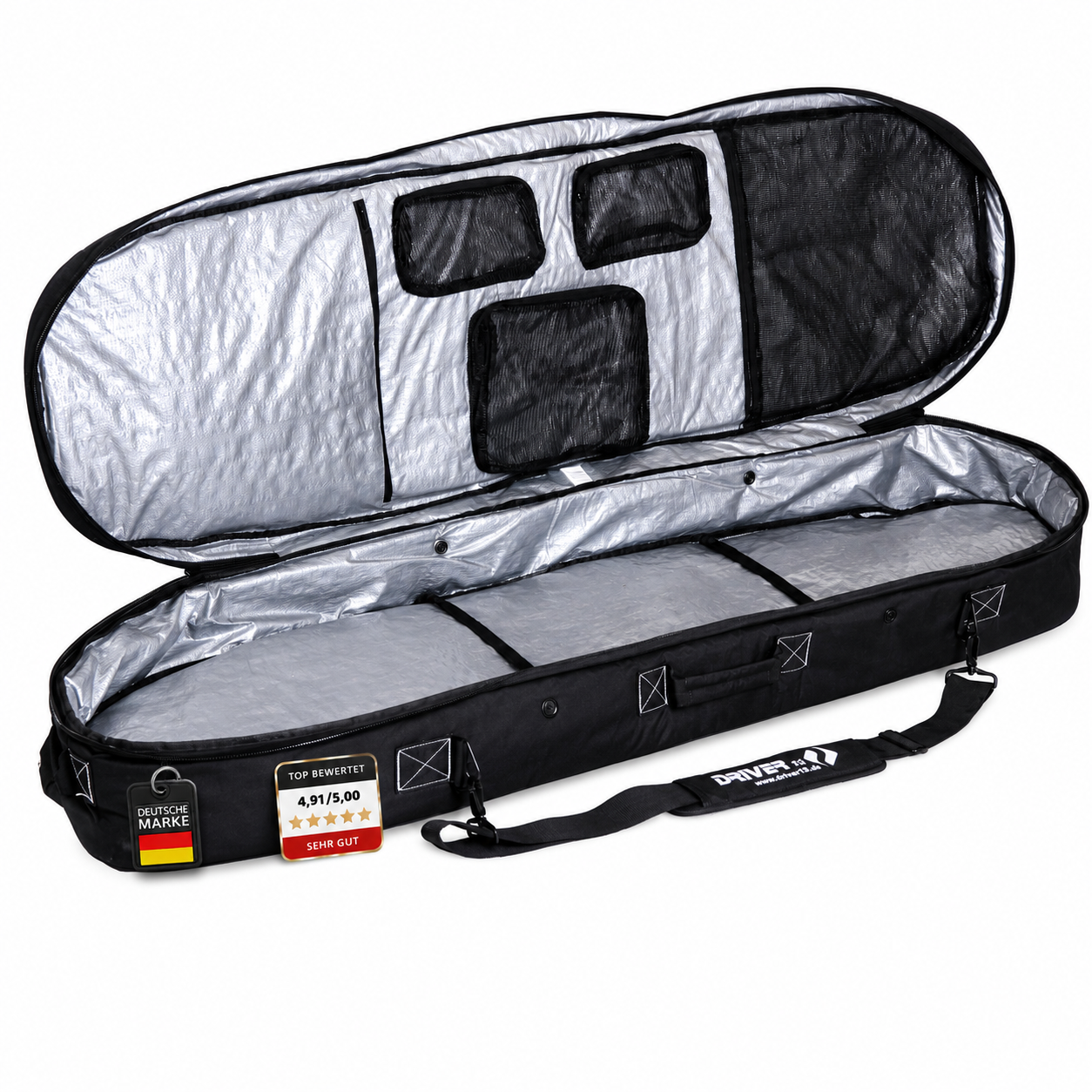 Kiteboardtasche Weekend Deluxe No.01 mit Rucksacksystem