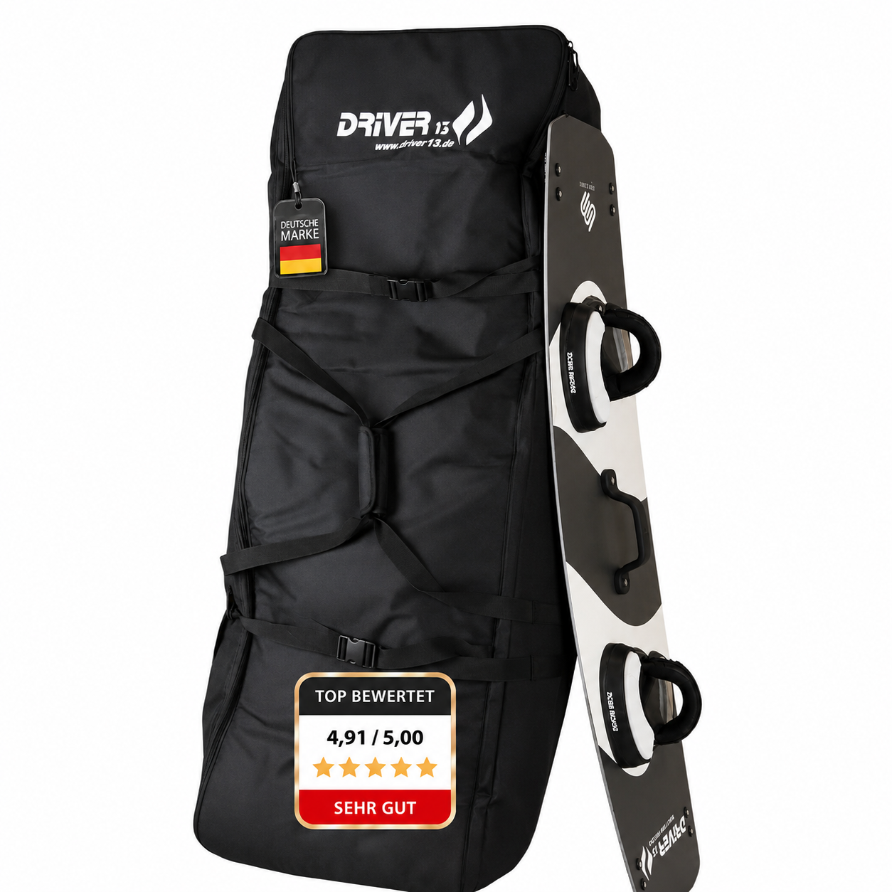 Traveler Kiteboardtasche mit Rollen 152 cm