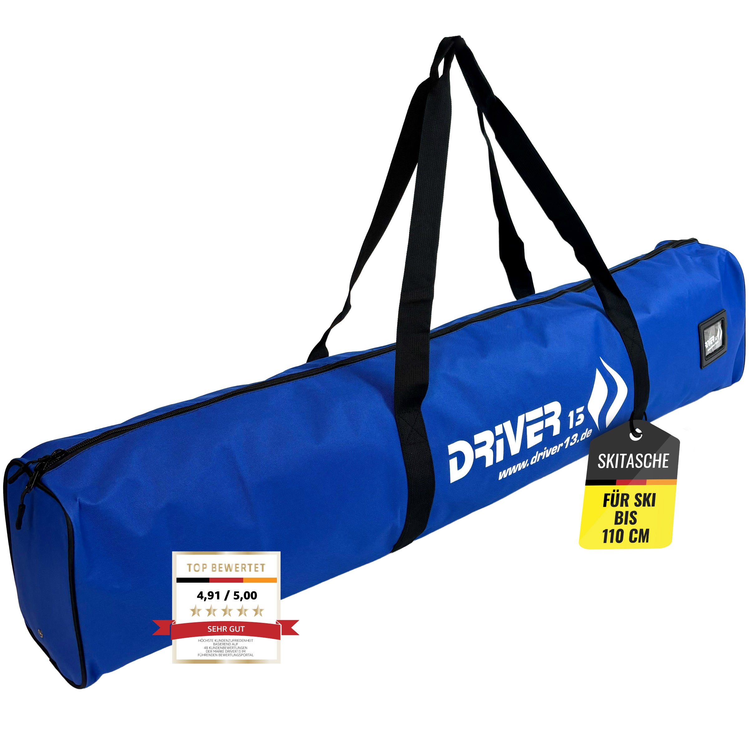 Ski bag 120 cm for children blue