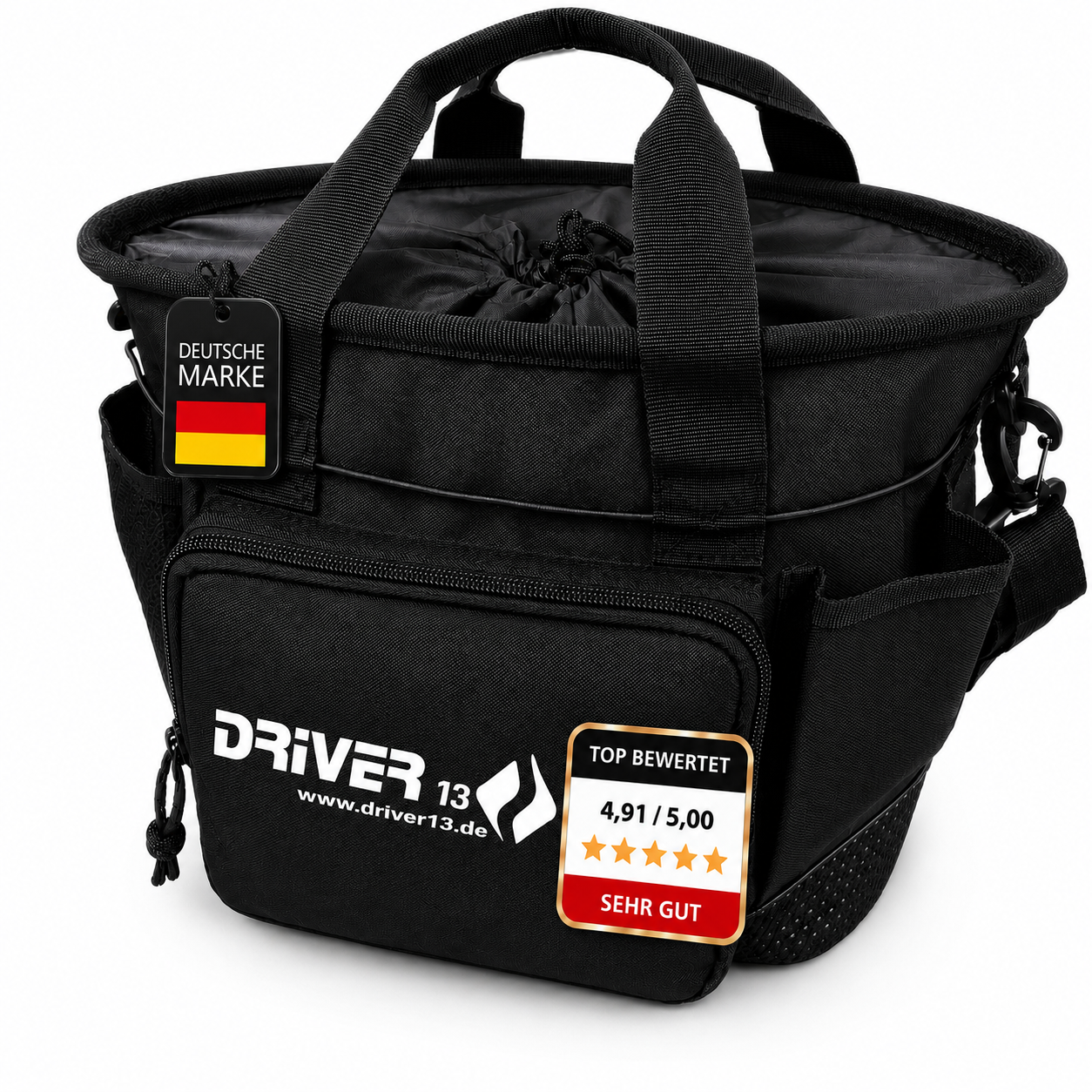 Putztasche für Pferde Deluxe schwarz B-Ware