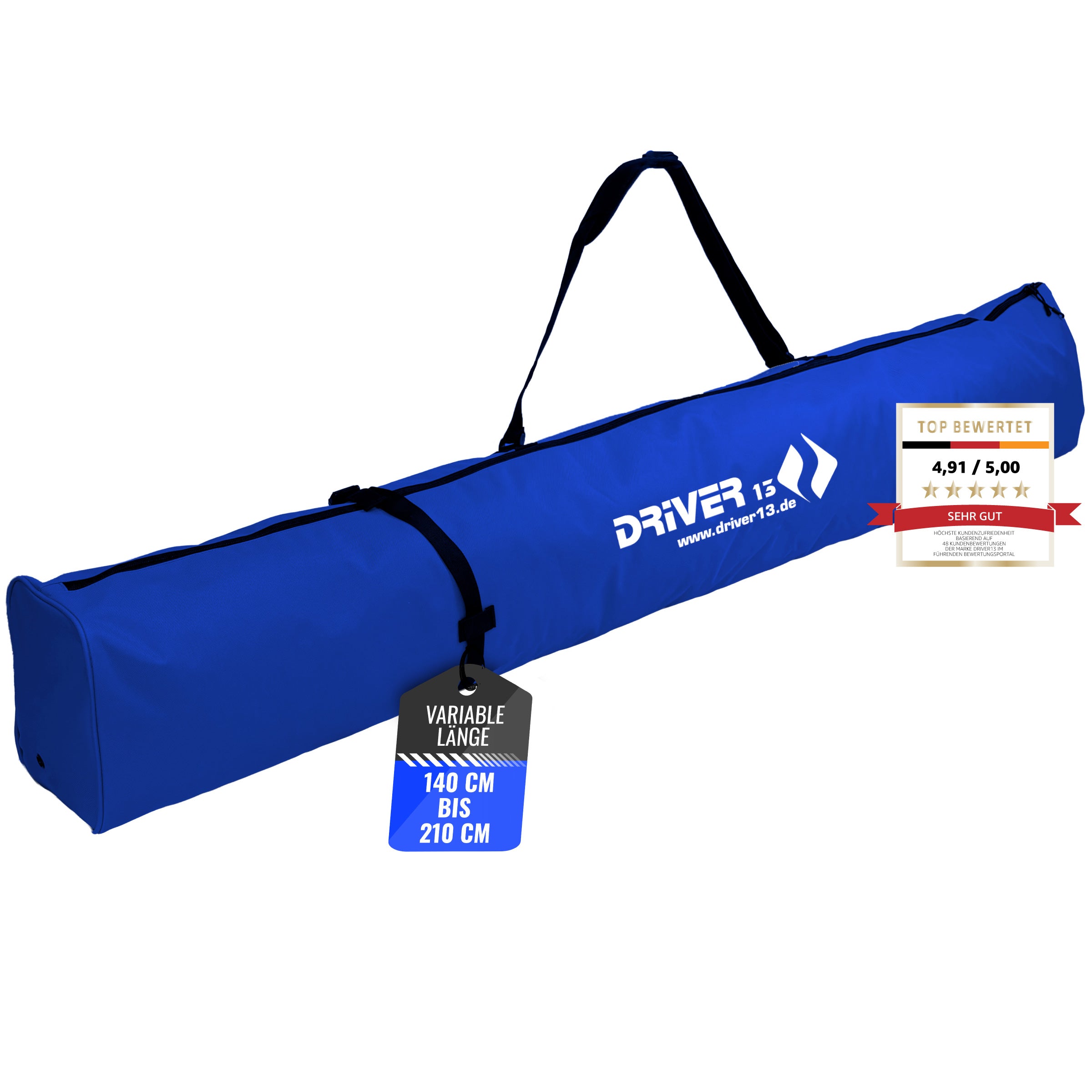 Skitasche 140-210 cm blau