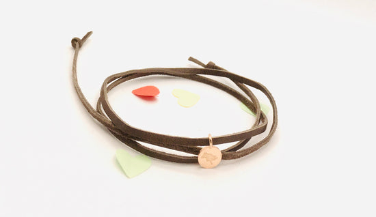 LÓ HobbyHorse leather necklace / bracelet / silver pendant-925 / colorful / to tie / gift idea / free shipping