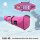 Driver13 ® Skitasche 120 cm für Kinder (auch Snowblades und Bigfoots) pink