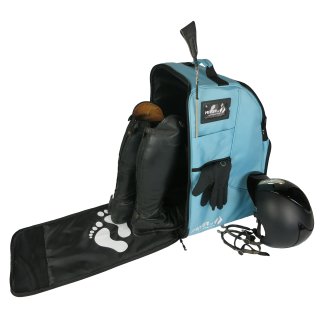 Driver13 Riding Boot Backpack Deluxe Aruba-Blue